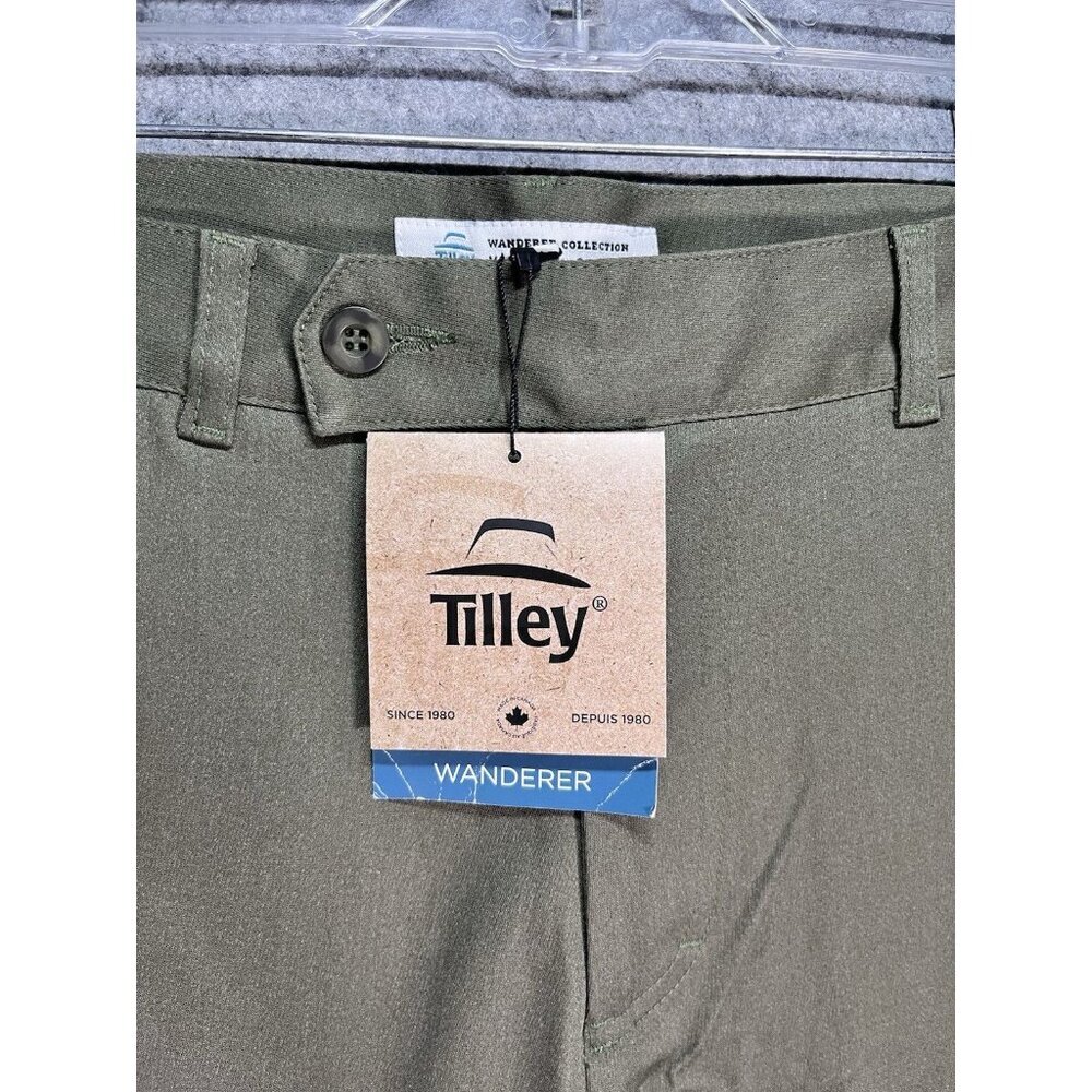 Tilley Wanderer Halifax Pants Wanderer‎ Collection Olive Size 30 NWT - Picture 3 of 10
